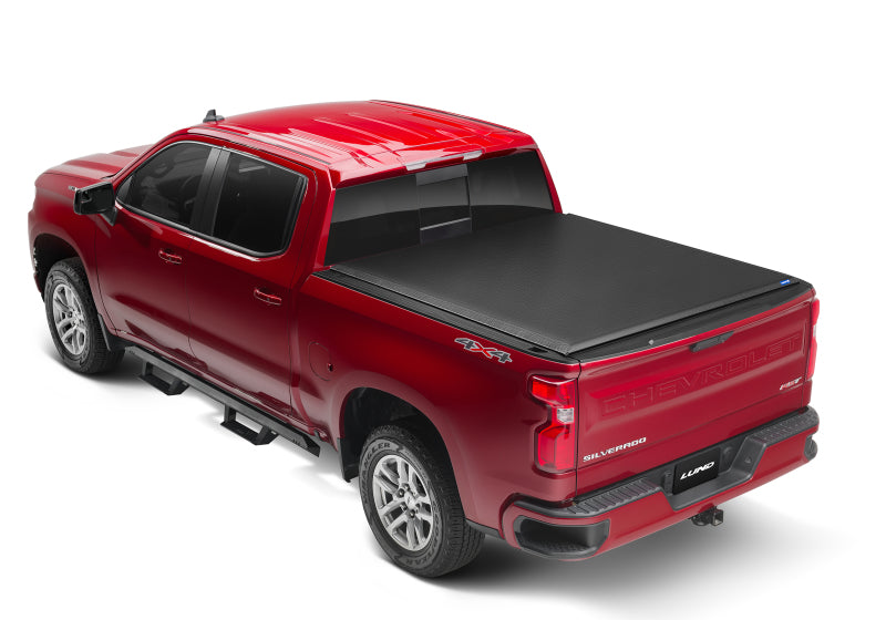 Lund 15-17 Chevy Colorado (5ft. Bed) Genesis Roll Up Tonneau Cover - Black