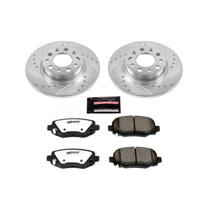 Power Stop 16-18 Fiat 500X Rear Z36 Truck & Tow Brake Kit