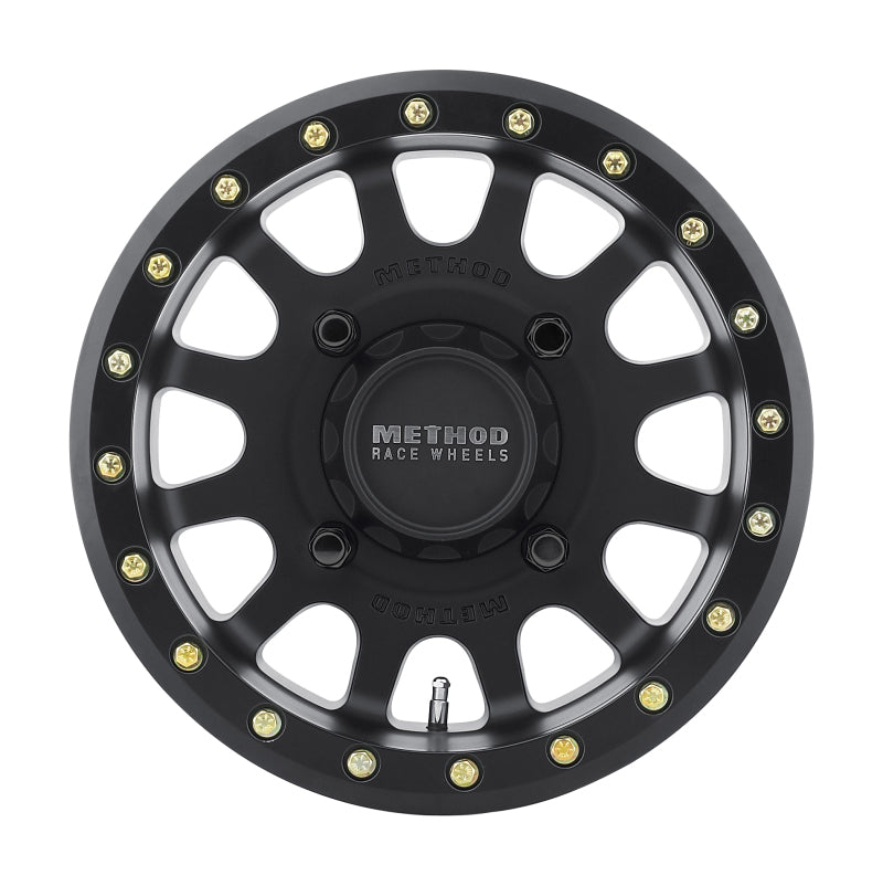 Method MR401 UTV Beadlock 14x7 / 5+2/38mm Offset / 4x136 / 106mm CB Matte Black Wheel