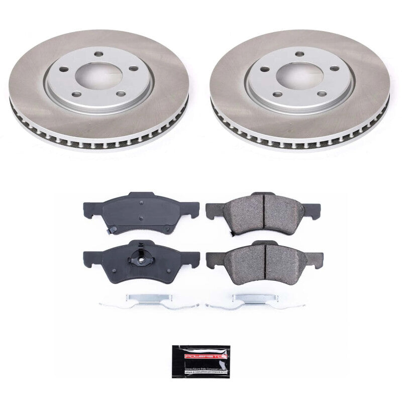 Power Stop 01-07 Dodge Grand Caravan Front Semi-Coated Rotor Kit