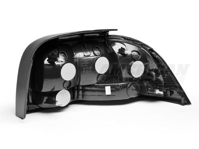 Raxiom 96-98 Ford Mustang Tail Lights- Black Housing (Smoked Lens)