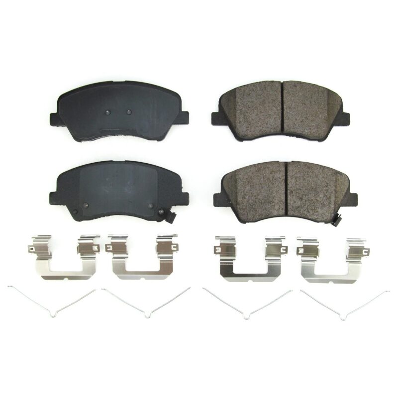 Power Stop 18-21 Hyundai Accent Front Z17 Evo Ceramic Brake Pads w/Hardware