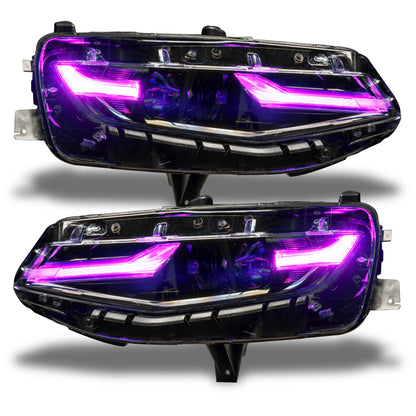 Oracle 19-21 Chevy Camaro LS/LT RGB+A Headlight DRL  Kit - ColorSHIFT w/o Controller SEE WARRANTY