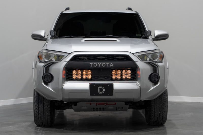 Diode Dynamics 14-23 Toyota 4Runner SS5 Stealth Grille LED 2-Pod Kit - Sport Yellow Combo