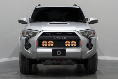 Diode Dynamics 14-23 Toyota 4Runner SS5 Stealth Grille LED 4-Pod Kit Sport - White Driving