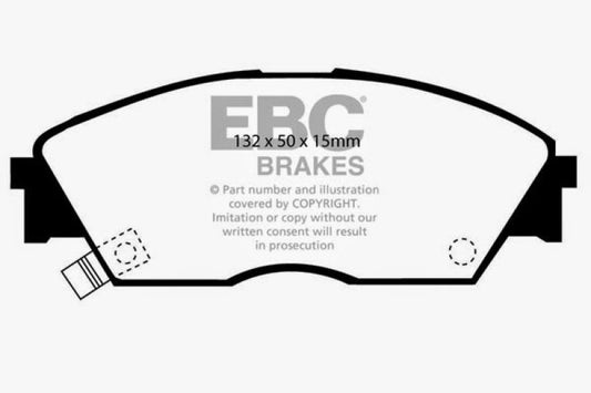 EBC 90-92 Honda Civic CRX 1.6 Si Ultimax2 Front Brake Pads