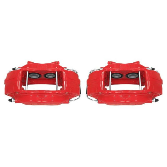 Power Stop 07-14 Ford Mustang Front Red Calipers w/o Brackets - Pair