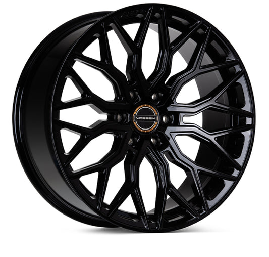 Vossen HF6-3 20x9.5 / 6x139.7 / ET15 / Deep Face / 106.1 - Gloss Black Wheel