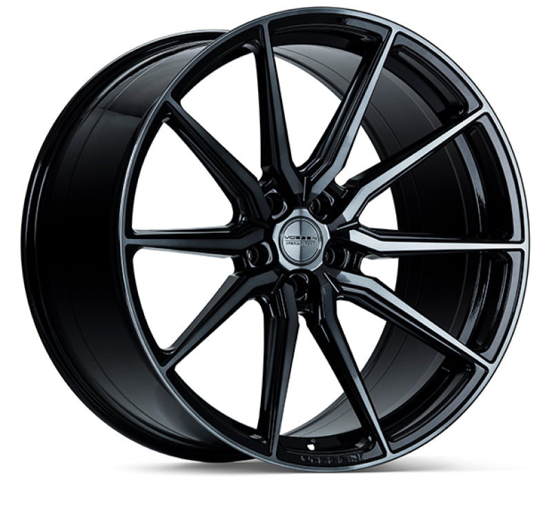 Vossen HF-3 19x9.5 / 5x112 / ET35 / Deep Face / 66.5 - Double Tinted - Gloss Black Wheel