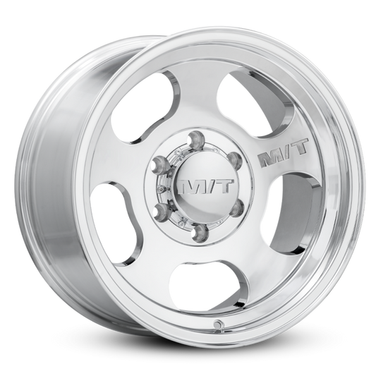 Mickey Thompson Canyon Polished Wheel - 17X9 6X5.5 BP 5in BS 0 Offset 108.1mm Bore