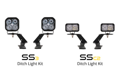 Diode Dynamics 19-21 Ford Ranger Stage Series 2in LED Ditch Light Kit Sport - White Combo