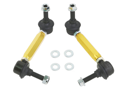 Whiteline Universal Sway Bar End Link Kit - 130-155mm Heavy Duty Adjustable - 10mm Ball Studs