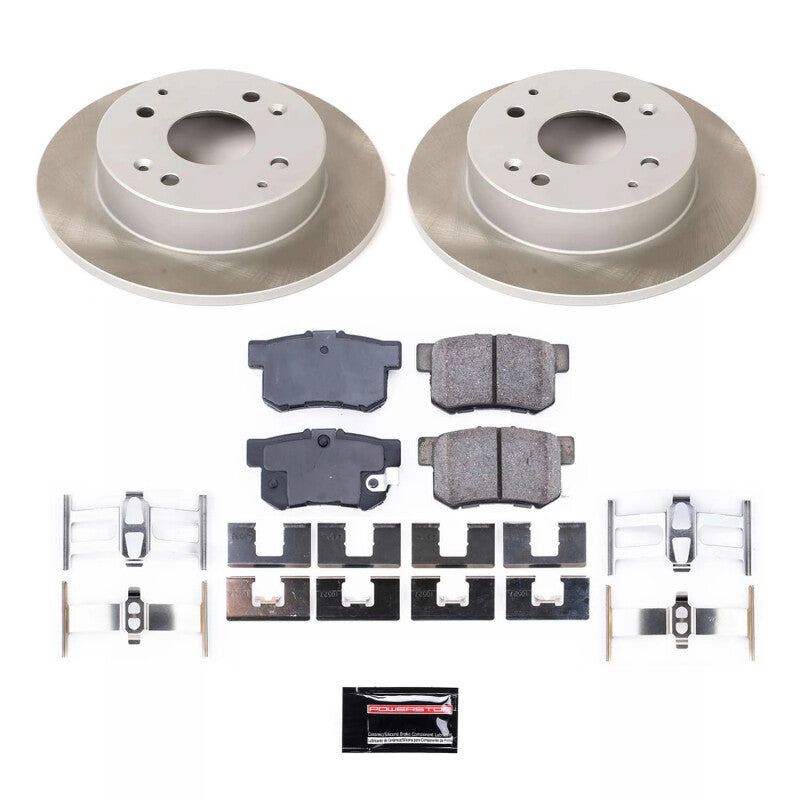 Power Stop 91-97 Honda Accord Rear Semi-Coated Rotor Kit