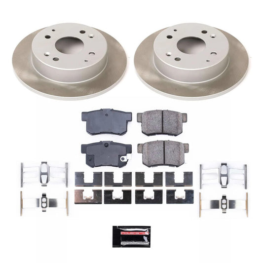 Power Stop 91-97 Honda Accord Rear Semi-Coated Rotor Kit