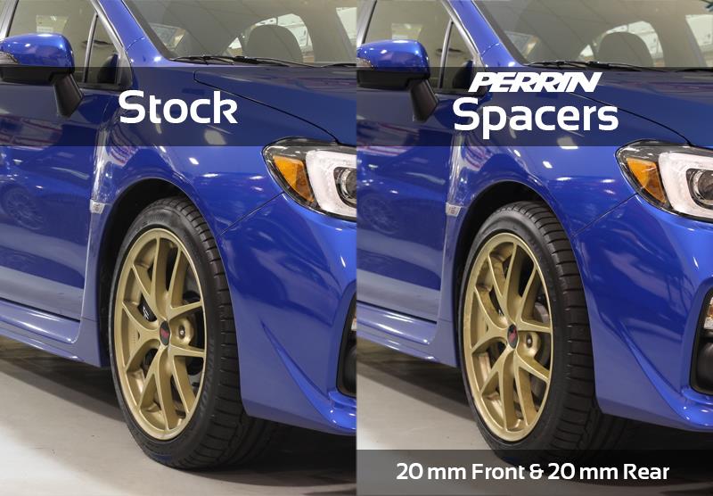 PERRIN 15-25 Subaru WRX / 05-21 STI 20mm Wheel Spacers 5x114.3 56mm CB - Pair