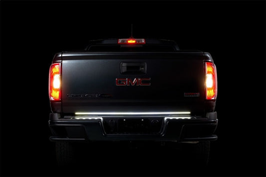 Putco 48in Red Blade LED Tailgate Light Bar for Ford Turcks w/ Blis and Trailer Detection