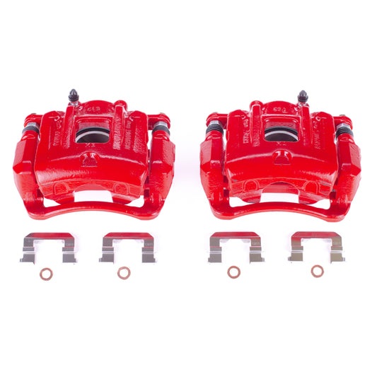 Power Stop 13-16 Hyundai Santa Fe Sport Front Red Calipers w/Brackets - Pair