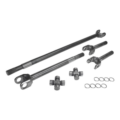 Yukon Gear Front 4340 Chrome-Moly Replacement Axle Kit For 79-87 GM 8.5in 1/2 Ton Truck and Blazer