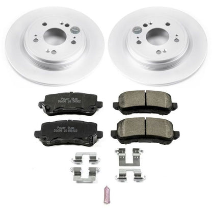 Power Stop 14-19 Acura RLX Rear Z17 Evolution Geomet Coated Brake Kit