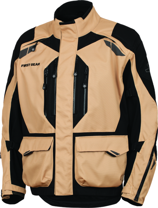 First Gear Kathmandu Jkt 2.0 Snd/Blk Lg