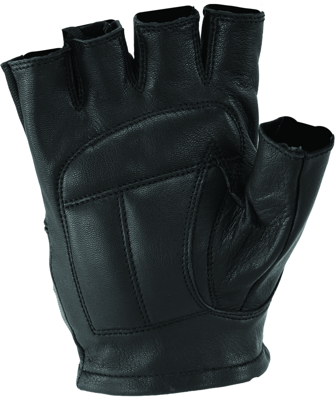 Kuryakyn Leather By River Road Hollister Shorty Gloves Black - Small