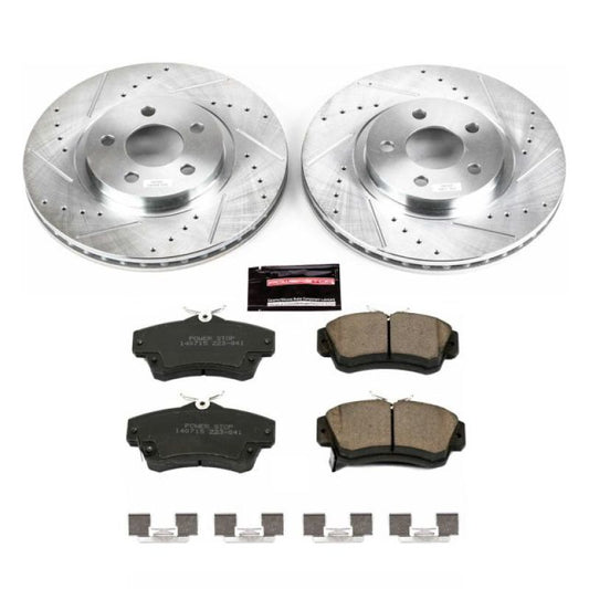 Power Stop 01-10 Chrysler PT Cruiser Front Z23 Evolution Sport Brake Kit