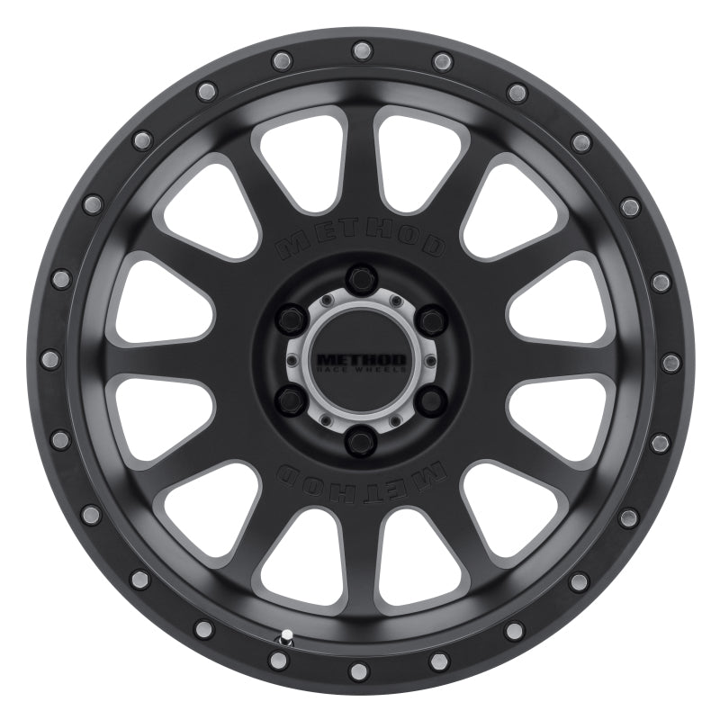 Method MR605 NV 20x9 -12mm Offset 6x5.5 106.25mm CB Matte Black Wheel