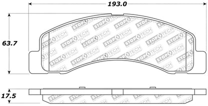 StopTech Performance Brake Pads