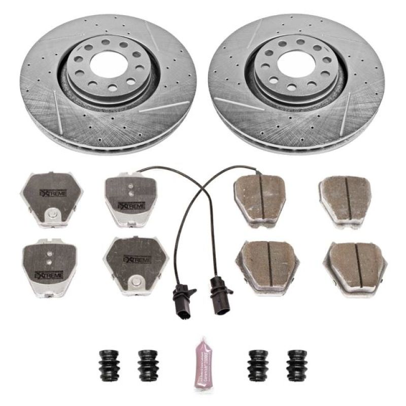 Power Stop 00-01 Audi A6 Quattro Front Z26 Street Warrior Brake Kit