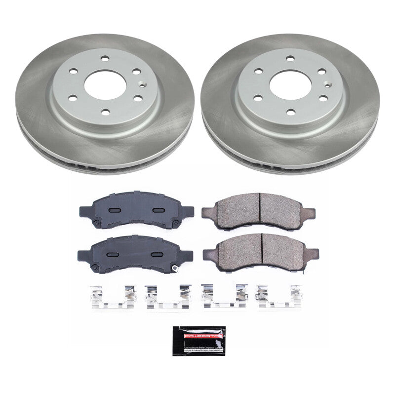 Power Stop 07-10 Saturn Outlook Front Semi-Coated Rotor Kit