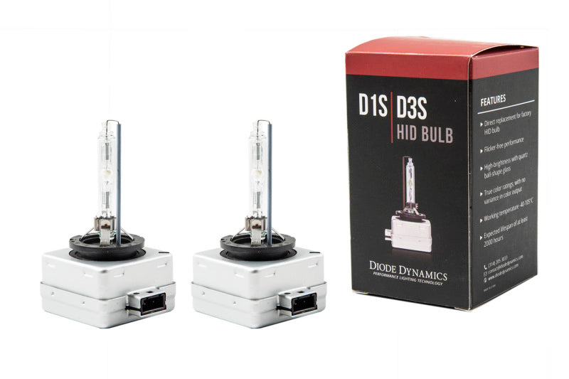 Diode Dynamics HID Bulb D1S 6000K (Pair)