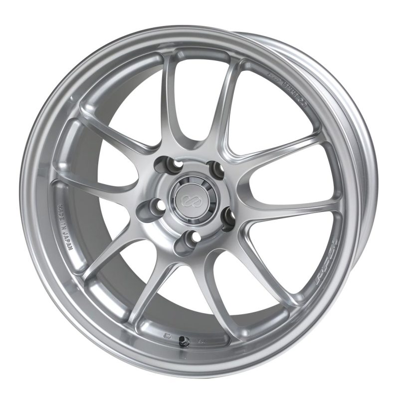 Enkei PF01 15x7 4x100 35mm Offset Silver Wheel