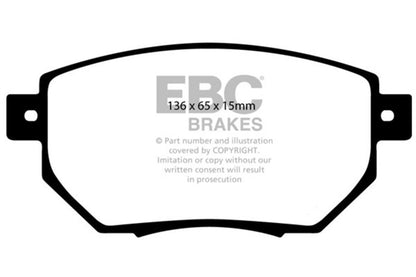 EBC 03-05 Infiniti FX35 3.5 Ultimax2 Front Brake Pads