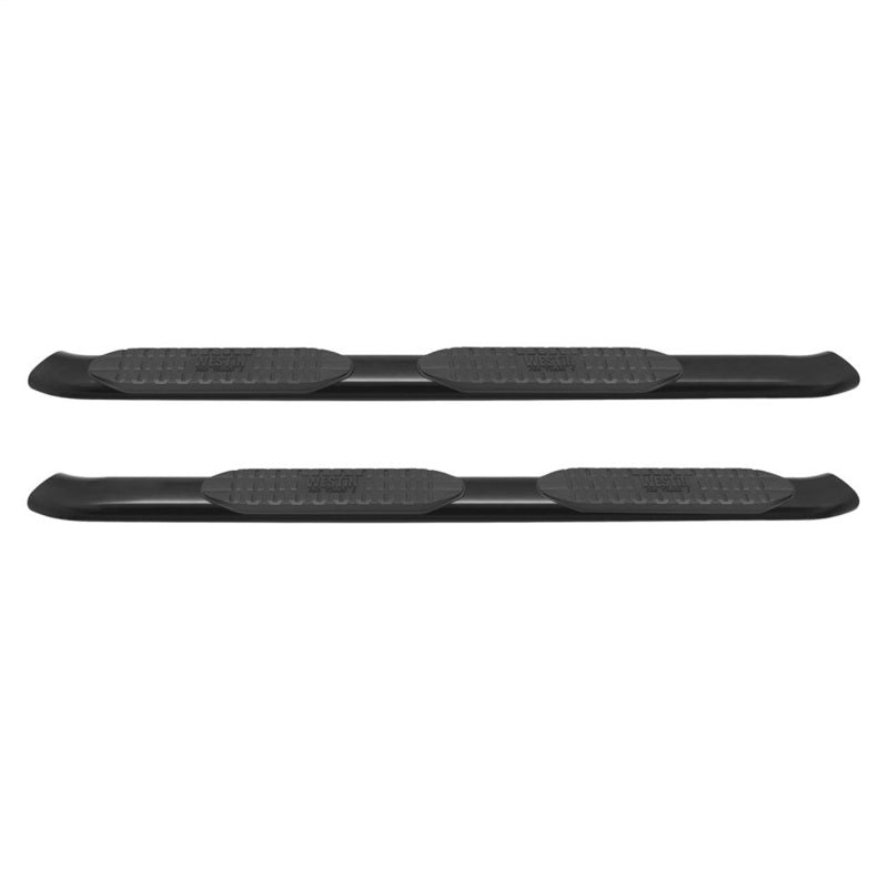 Westin 18-20 Jeep Wrangler JL Unlimited 4DR PRO TRAXX 5 Oval Nerf Step Bars - Textured Black