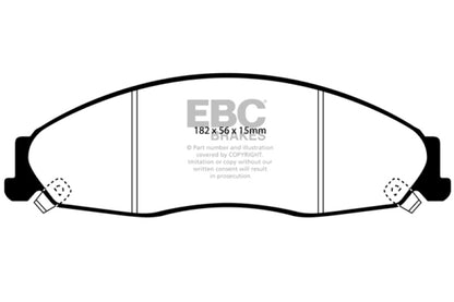 EBC 02-05 Cadillac CTS 2.6 Redstuff Front Brake Pads