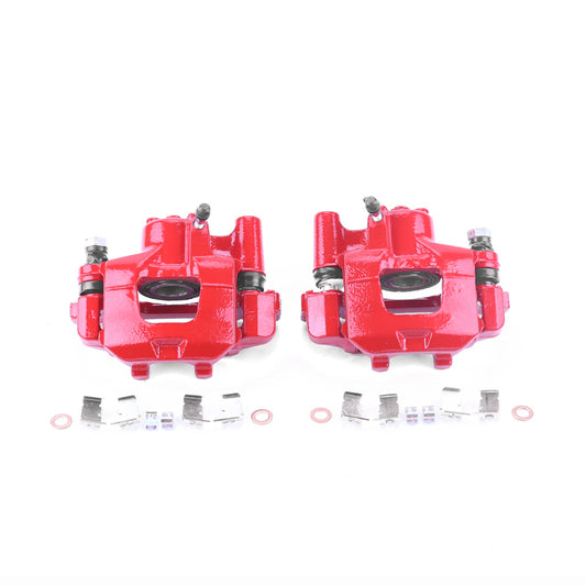 Power Stop 00-01 Lexus ES300 Rear Red Calipers w/Brackets - Pair