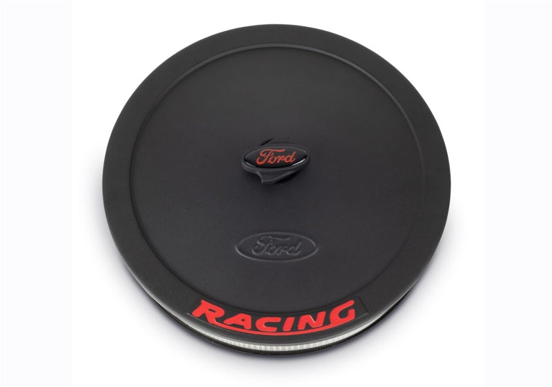 Ford Racing Air Cleaner Kit - Black Crinkle Finish w/ Red Emblem