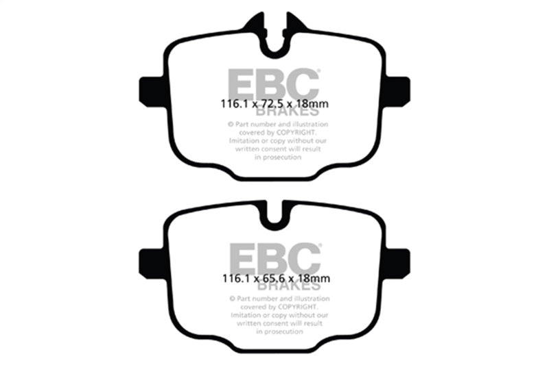 EBC 17+ BMW 530 2.0L Turbo (G30) Ultimax Rear Brake Pads