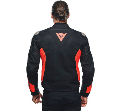 Dainese Energyca Air Tex Jacket Black/Fluorescent-Red Size - 52