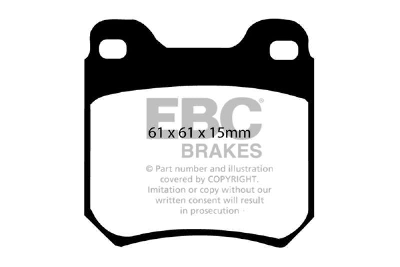 EBC 97-01 Cadillac Catera 3.0 Ultimax2 Rear Brake Pads