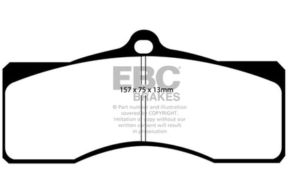 EBC 68-69 Chevrolet Camaro (1st Gen) 4.9 Ultimax2 Front Brake Pads