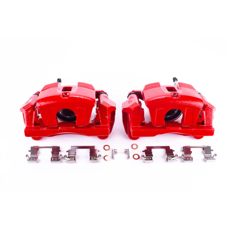 Power Stop 04-06 Lexus RX330 Front Red Calipers w/Brackets - Pair