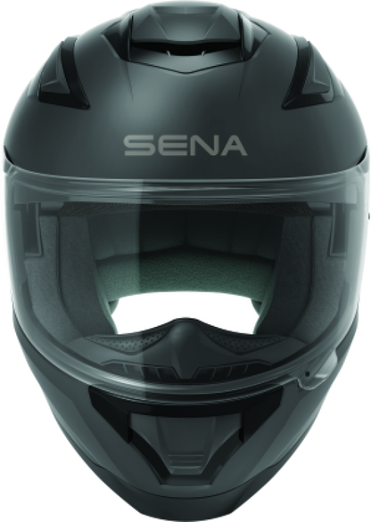 Sena Technologies Stryker Bluetooth Helmet w/ Mesh Intercom Matte Black - Large