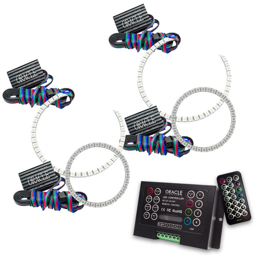 Oracle BMW 5 Series 03-10 Halo Kit - ColorSHIFT w/ 2.0 Controller