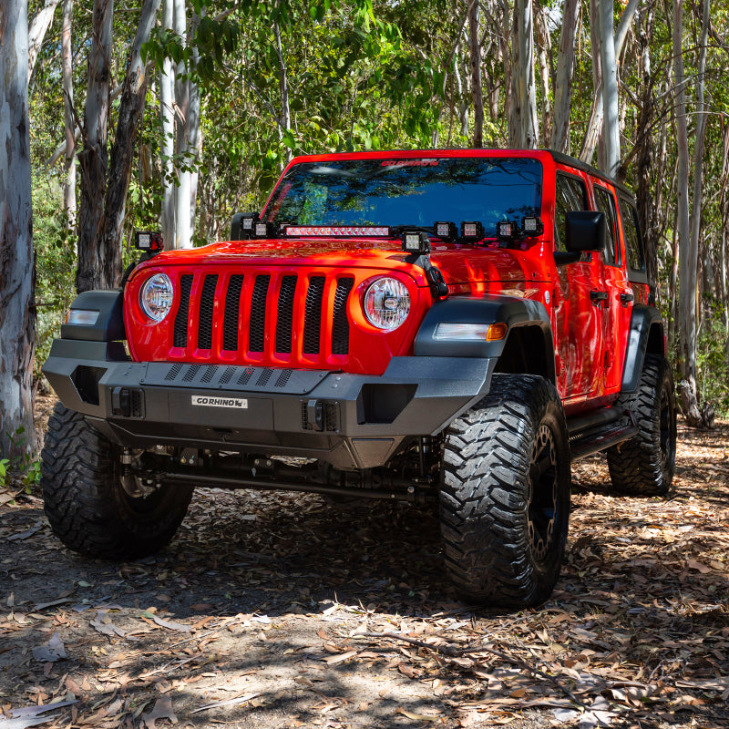 Go Rhino 07-20 Jeep Wrangler JL/JLU/JK/JKU/Gladiator JT Trailline Front Full Width Bumper