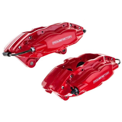 Power Stop 09-15 Cadillac CTS Rear Red Caliper - Pair w/o Bracket