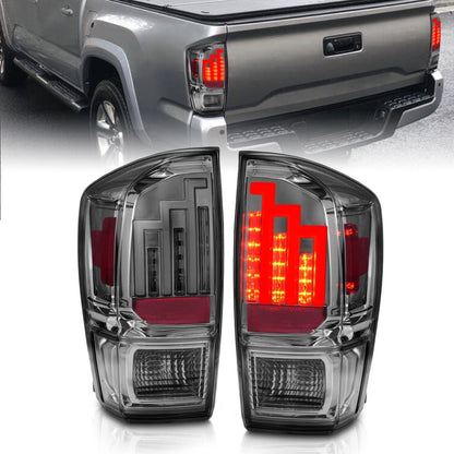 ANZO 2016-2017 Toyota Tacoma LED Taillights Smoke