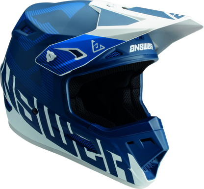 Answer AR1 V2 Bold Helmet Blue/White Youth - Small