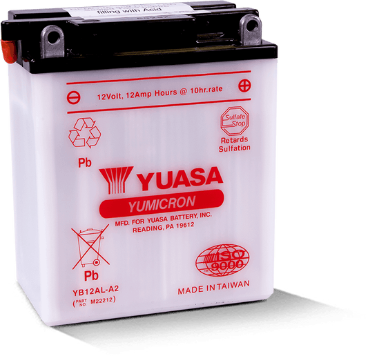 Yuasa YB12AL-A2 Yumicron 12 Volt Battery