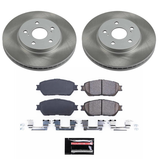 Power Stop 04-08 Toyota Solara Front Semi-Coated Rotor Kit